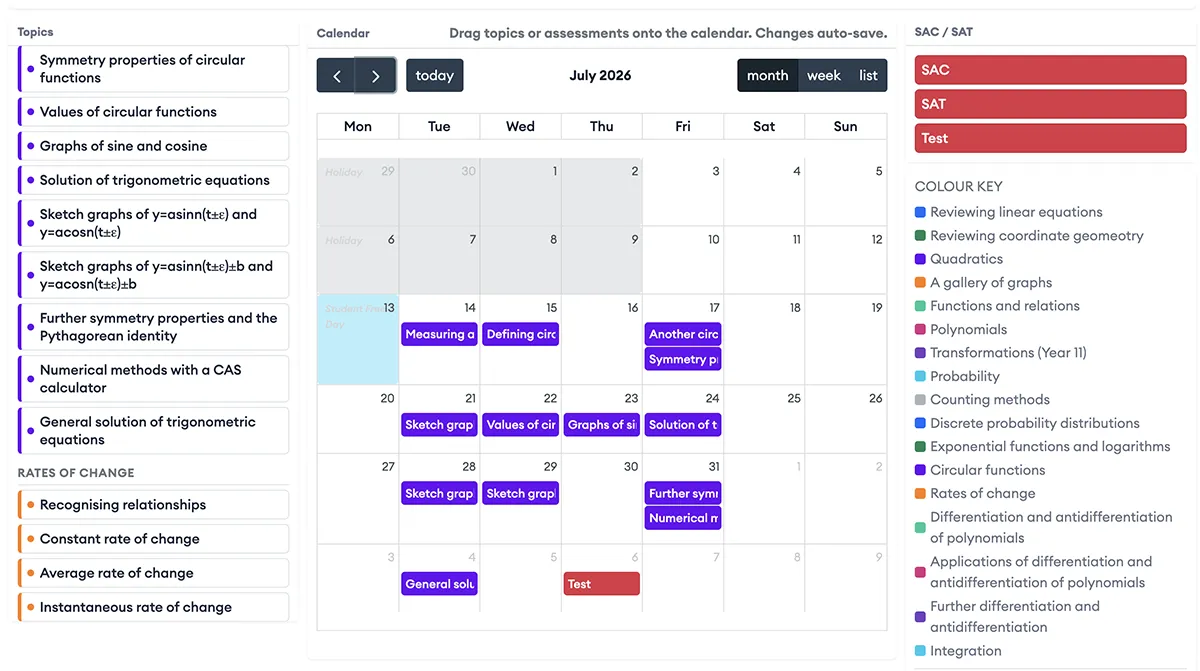 Sequence Courses with ease